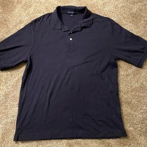 Lands end navy polo